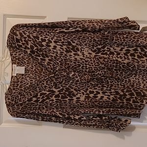 Animal Print Blouse